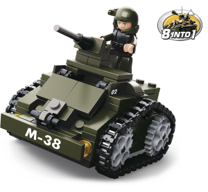Sluban Army 8into1 M38-B0587C Armoured Car